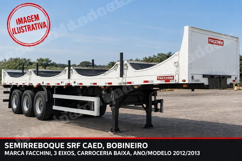 Reboque 2012 em leilão em Itajaí/SC