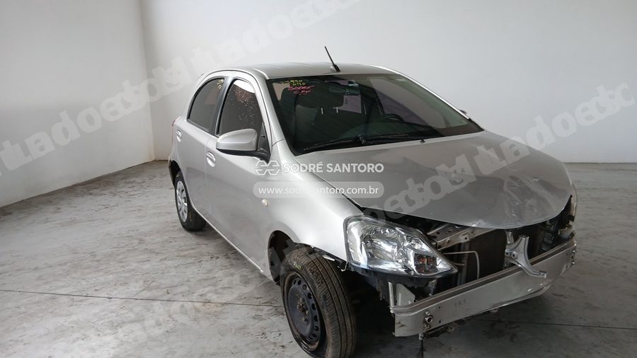 Toyota Etios Hb Xs 15 Mt 2018 em leilão em Caçapava/SP