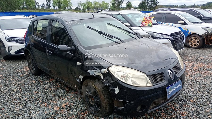 Renault Sandero Pri 16 2009 em leilão em São José dos Pinhais/PR
