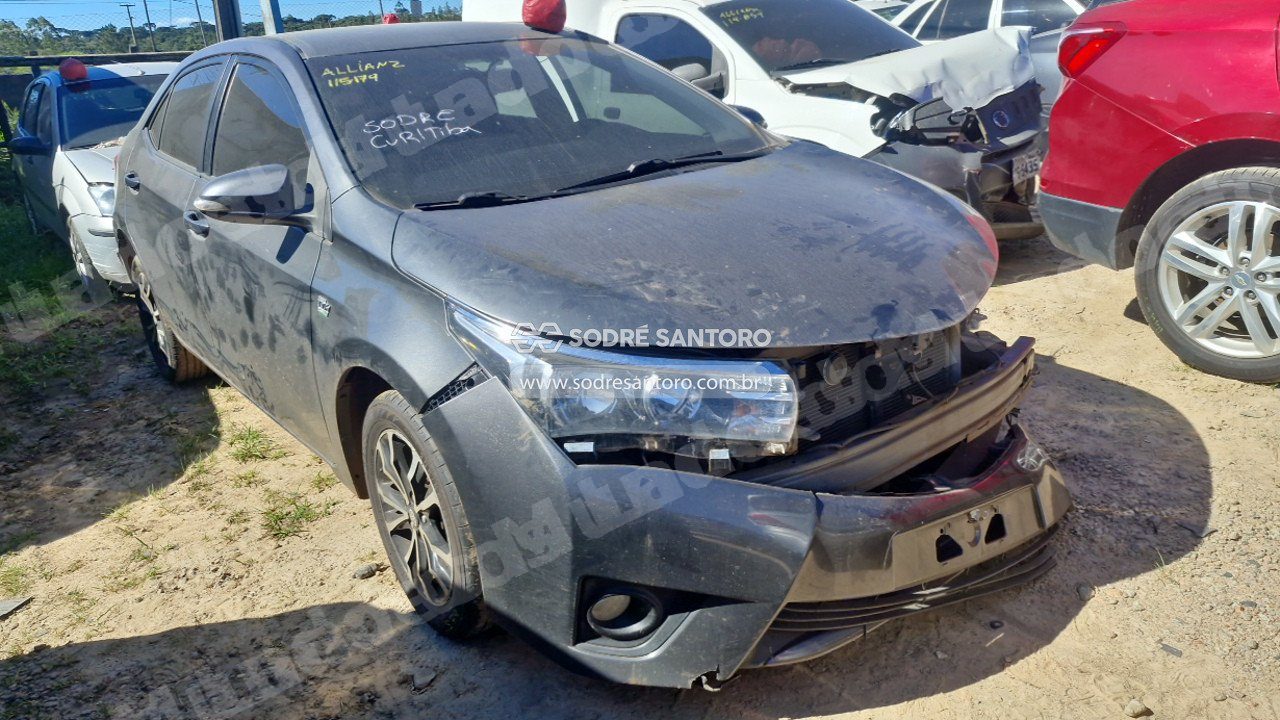 Toyota Corolla Xei20Flex 2015 em leilao em São José dos Pinhais/PR