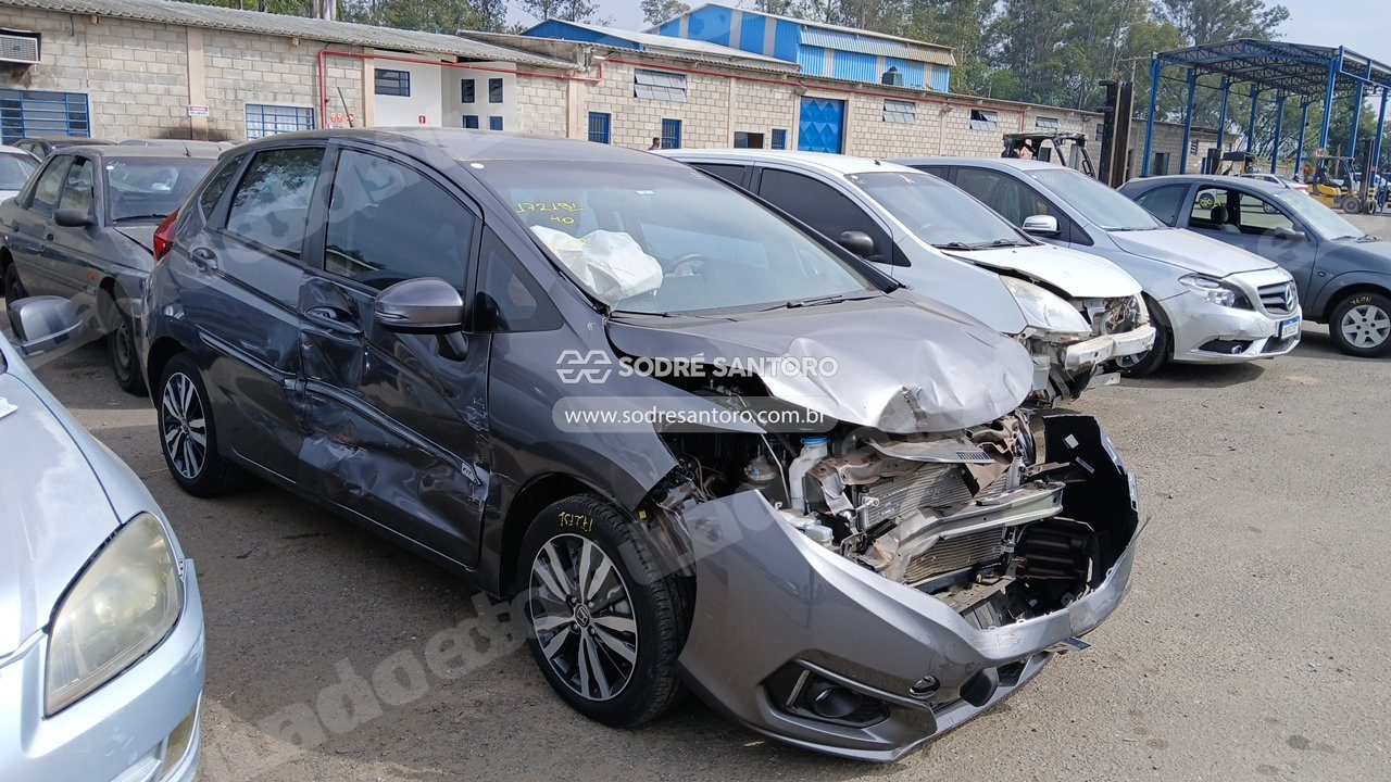 Honda Fit Ex Cvt 2021 em leilao em Monte Mor/SP