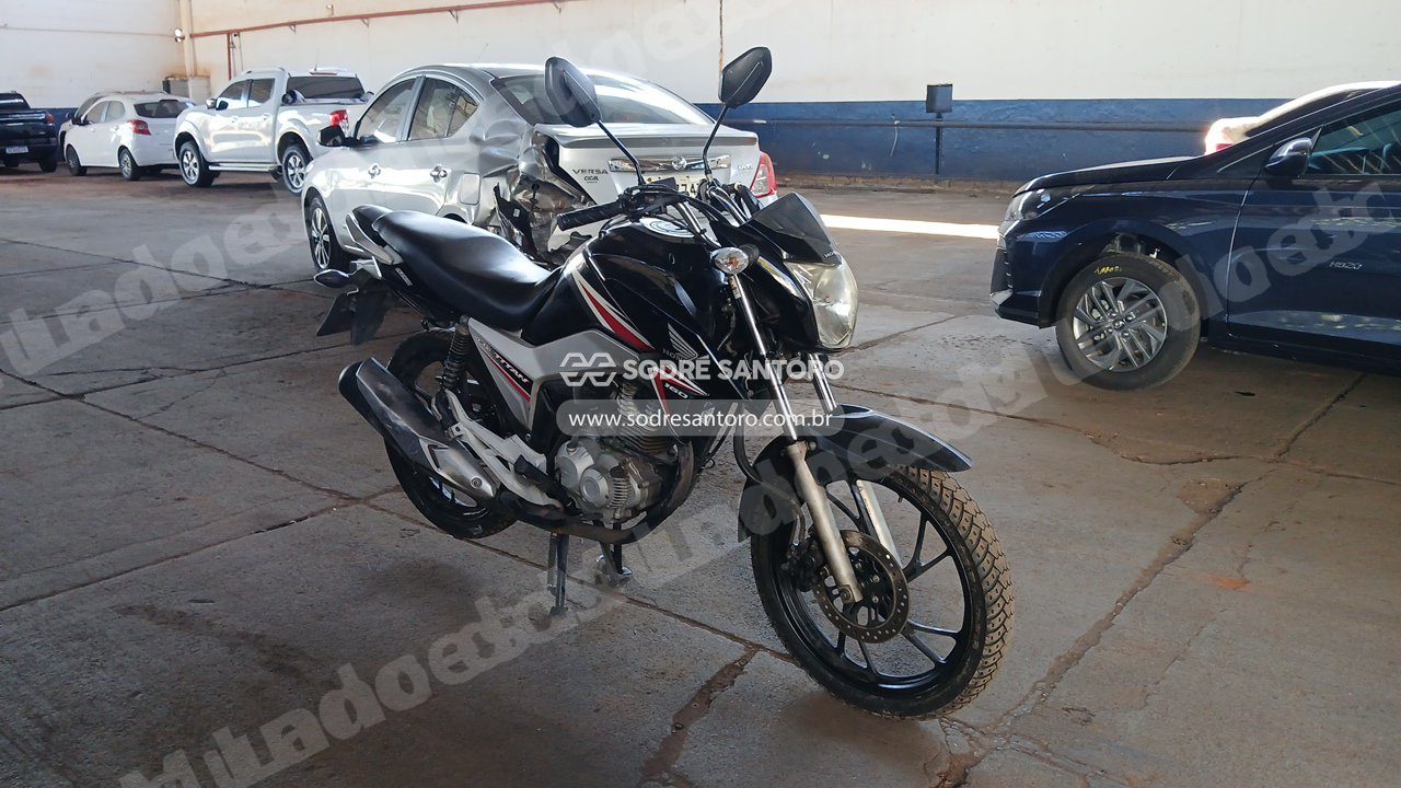 Honda Cg 160 Titan Ex 2016 em leilao em Ribeirão Preto/SP