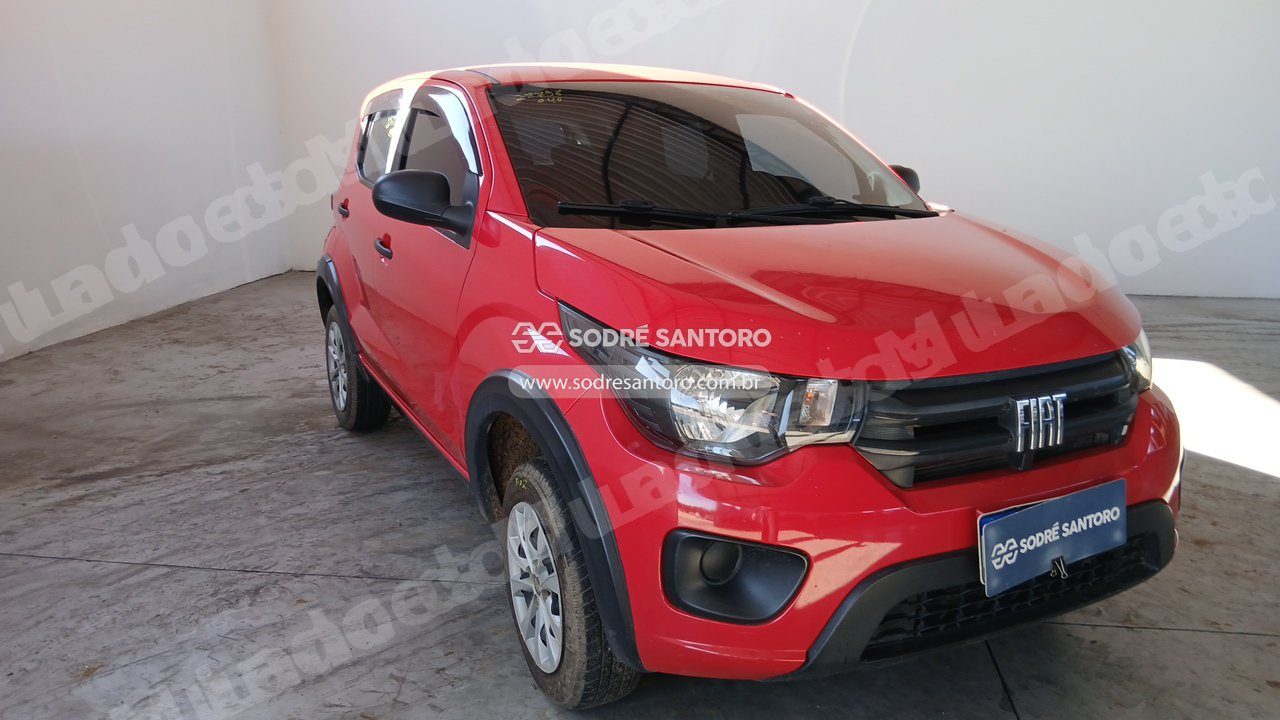Fiat Mobi Like 2021 em leilão em Caçapava/SP