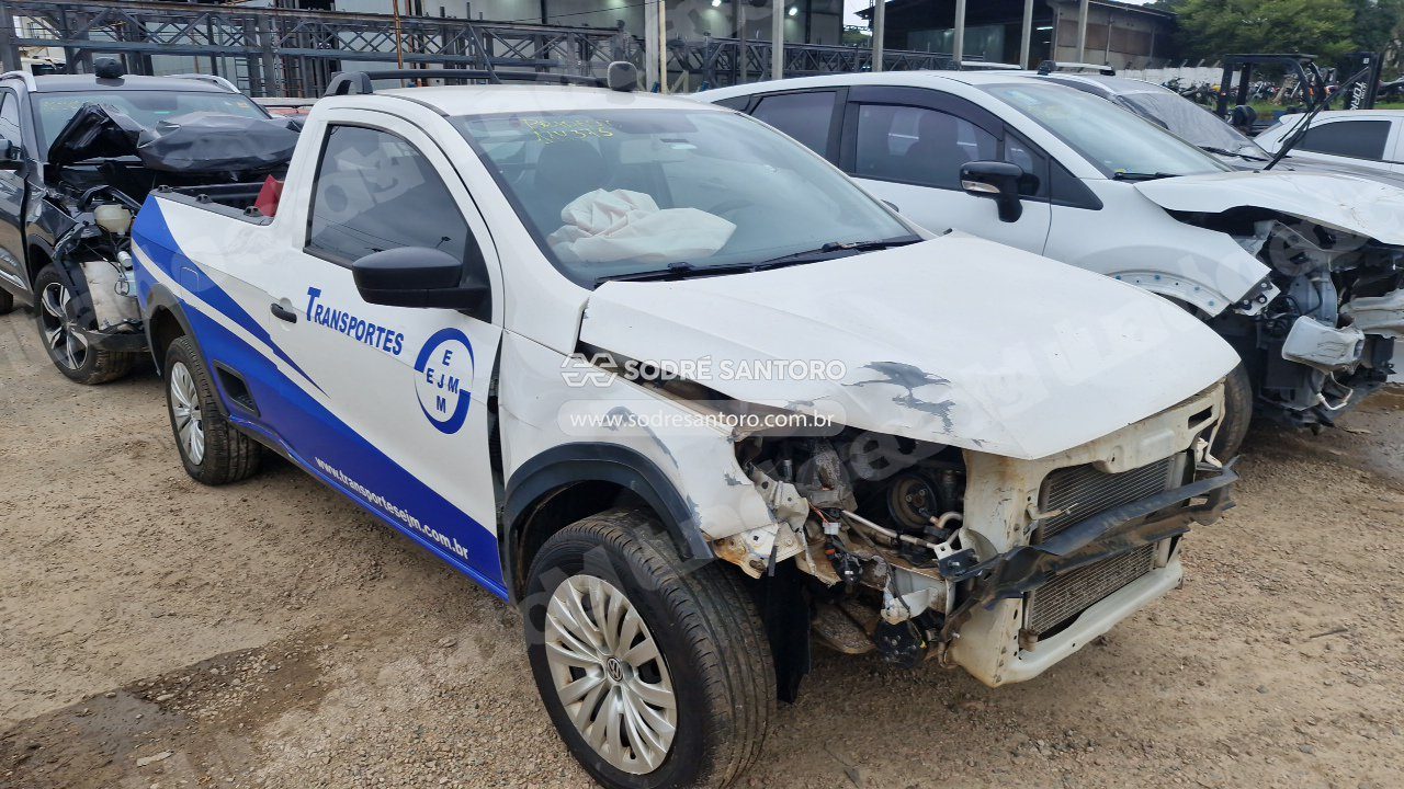 Volkswagen Saveiro Rb Mbvs 2022 em leilão em São José dos Pinhais/PR - Lote 2