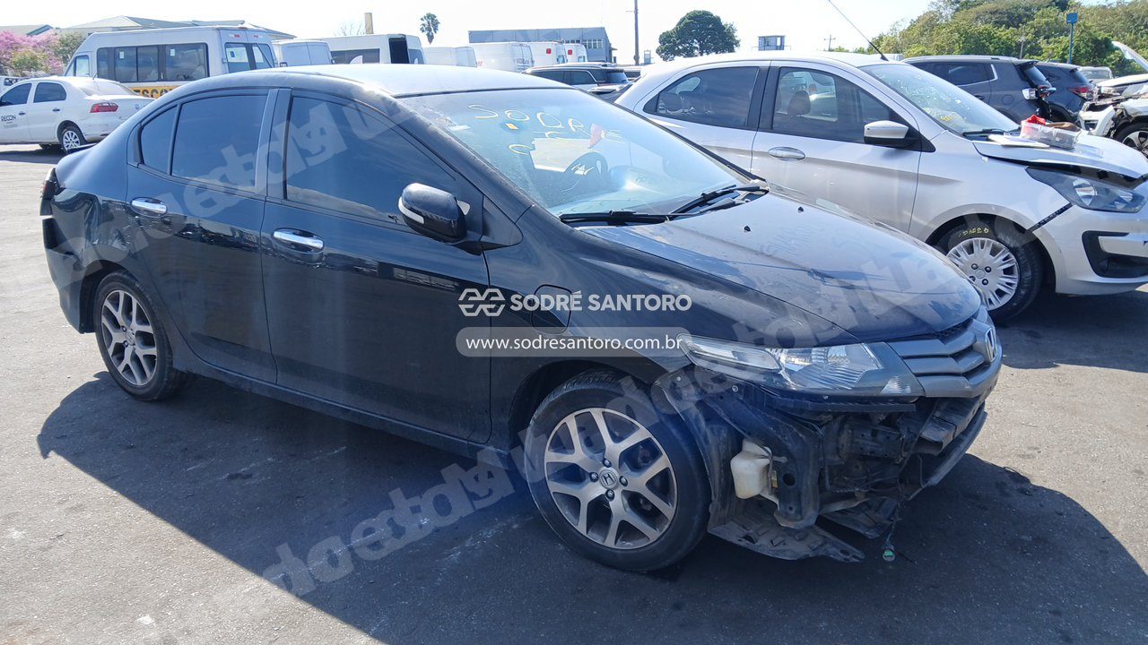 Honda City Ex Flex 2010 em leilao em Brasil
