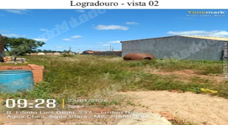 Terreno em leilao em Água Clara/MS
