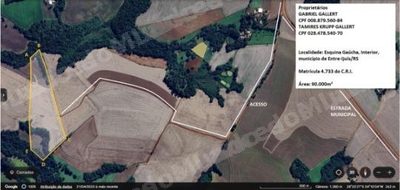 Terreno em leilao em Entre Ijuís/RS