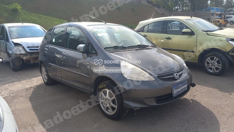 Honda Fit Ex 2008 em leilão em Monte Mor/SP