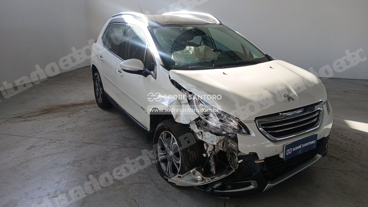Peugeot 2008 Griffe At 2017 em leilao em Caçapava/SP
