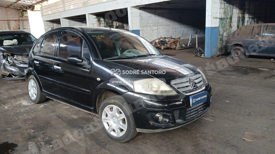 Citroen C3 Excl 14 Flex 2010 em leilão em Ribeirão Preto/SP