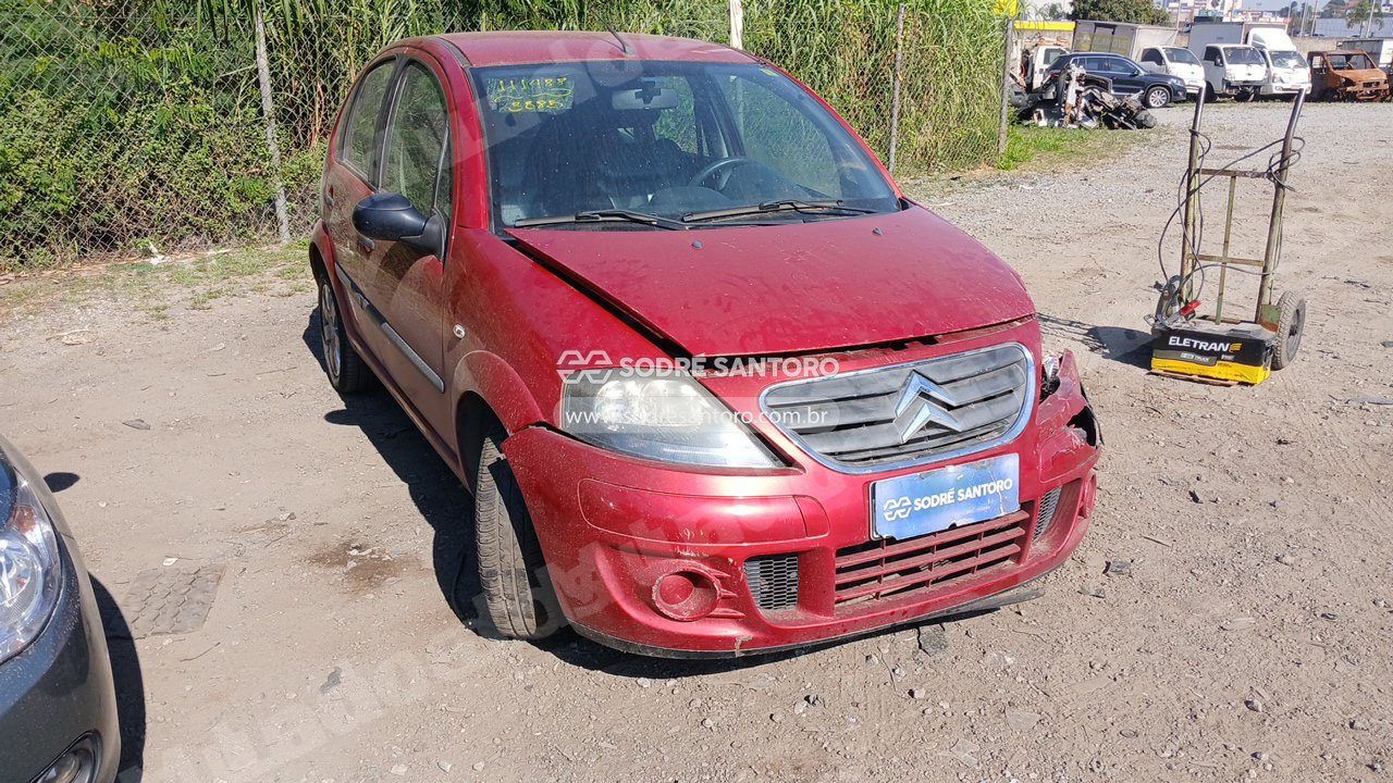 Citroen C3 Glx 14 Flex 2012 em leilão em Guarulhos/SP